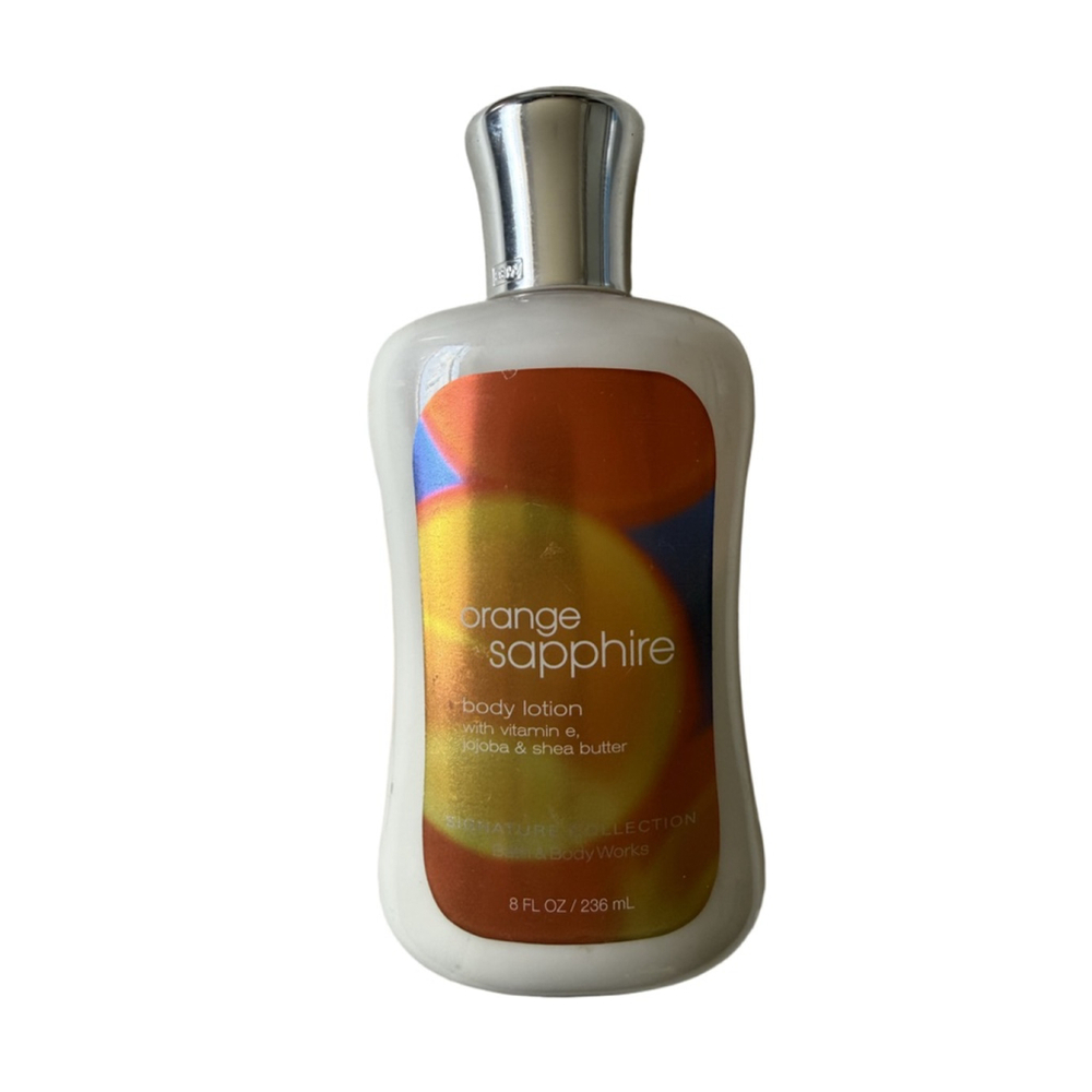NWT Bath and & Body Works Orange Sapphire Lotion Signature Collection 8 oz